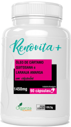 RENOVITA +  INIBIDOR DE APETITE NATURAL - 90 CPS - 130,5G